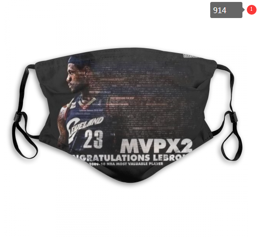 NBA Cleveland Cavaliers #4 Dust mask with filter->nba dust mask->Sports Accessory